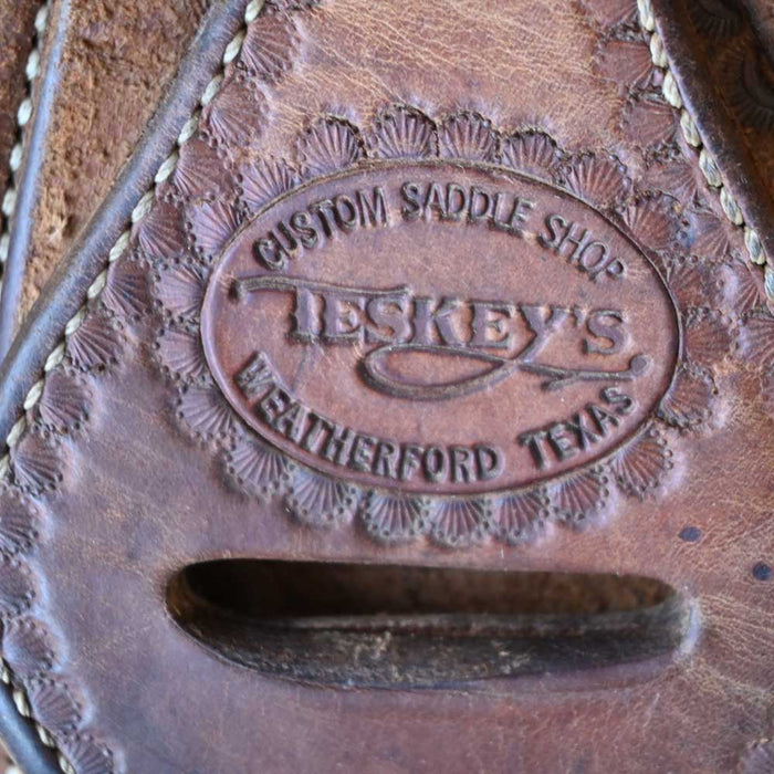15" USED TESKEY'S ALL AROUND SADDLE Saddles - Used Teskey's Saddlery