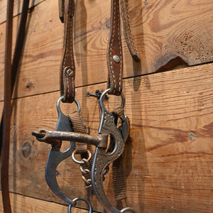 Bridle Rig - Shanked Snaffle by "JWP"  Bit SBR417 Sale Barn JWP   