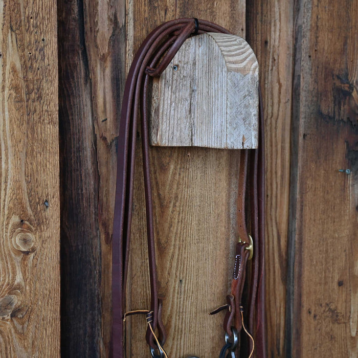 Kerry Kelley 10 Twisted Wire Correction Bridle Rig w/All New Leather