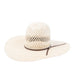 Twister Twisted Weave Open Crown Straw Hat - 5" HATS - STRAW HATS M&F Western Products