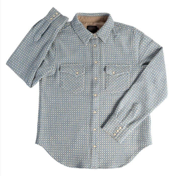 Pendleton Women's Wool Check Textured Gambler Shirt