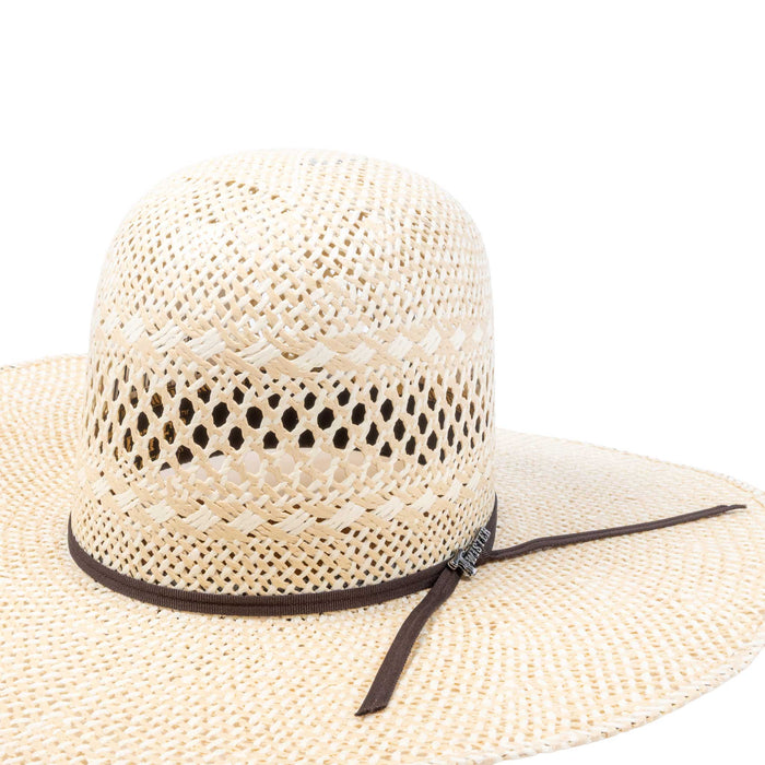 Twister Twisted Weave Open Crown Straw Hat - 5" HATS - STRAW HATS M&F Western Products