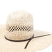 Twister Twisted Weave Open Crown Straw Hat - 5" HATS - STRAW HATS M&F Western Products