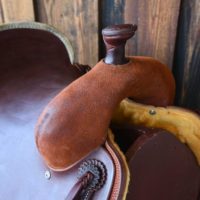 16" JEFF SMITH DON LESON COW HORSE SADDLE