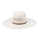 American Two Tone Vented 5" Open Crown Straw Hat HATS - STRAW HATS American Hat Co.