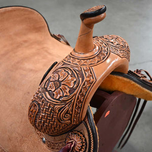 16" TESKEY'S PRO CUTTER SADDLE Saddles Teskey's Saddlery