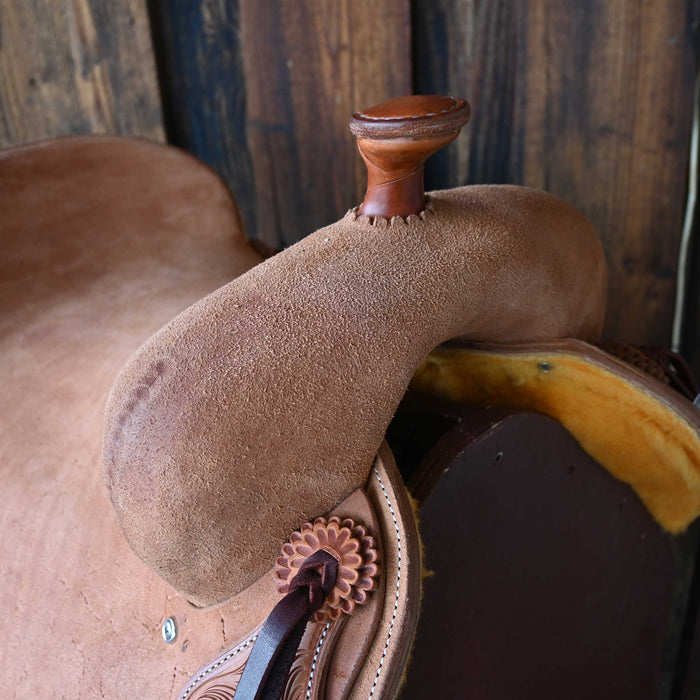 15.5" JEFF SMITH SAM HOUSTON COWBOY SADDLE