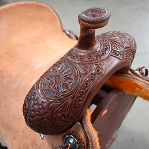 15.5" TESKEY'S RANCH CUTTER SADDLE Saddles TESKEY'S SADDLERY LLC