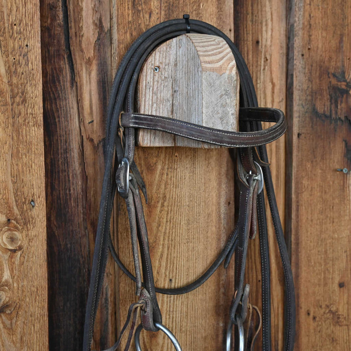 Bowman O-Ring Snaffle Bridle Rig w/Browband Headstall