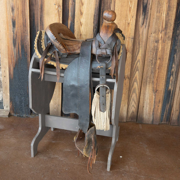 Antique Mexican Vaquero Charro Saddle