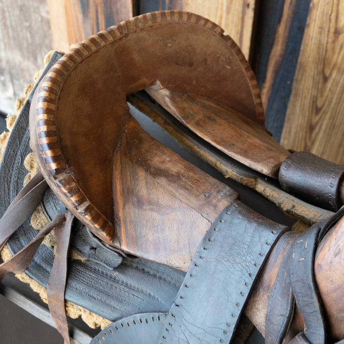 Antique Mexican Vaquero Charro Saddle