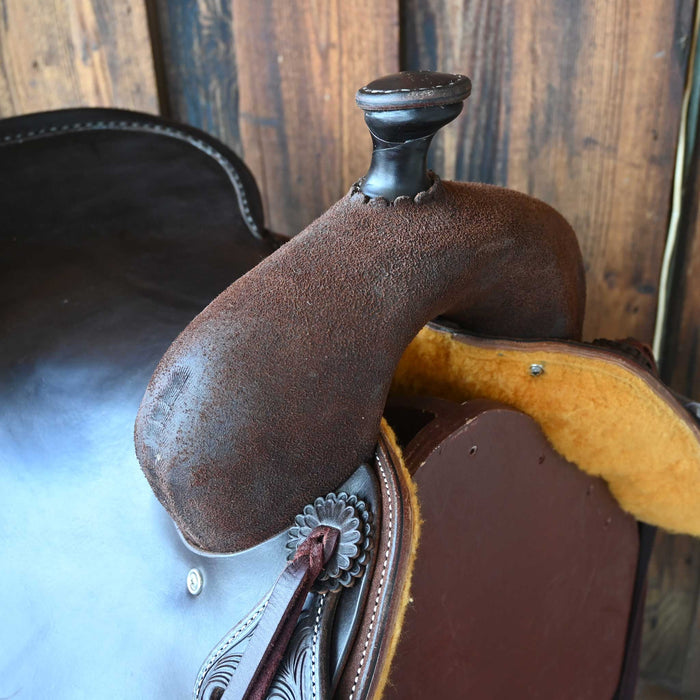15.5" JEFF SMITH DONN LESON COW HORSE SADDLE