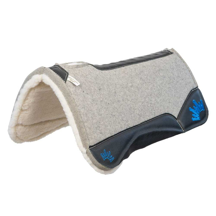 Best Ever Best in Show - Gray/Blue Pad Tack - Saddle Pads Best Ever