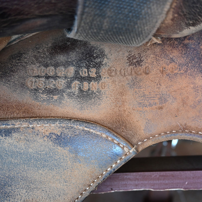 15.5" USED ROO HIDE BARREL SADDLE Saddles - Used ROO HIDE