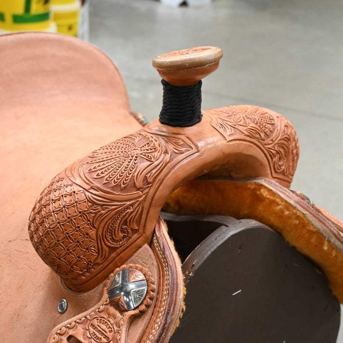 15" TESKEY'S TEAM ROPING SADDLE