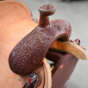 15.5" TESKEY'S RANCH CUTTER SADDLE Saddles TESKEY'S SADDLERY LLC