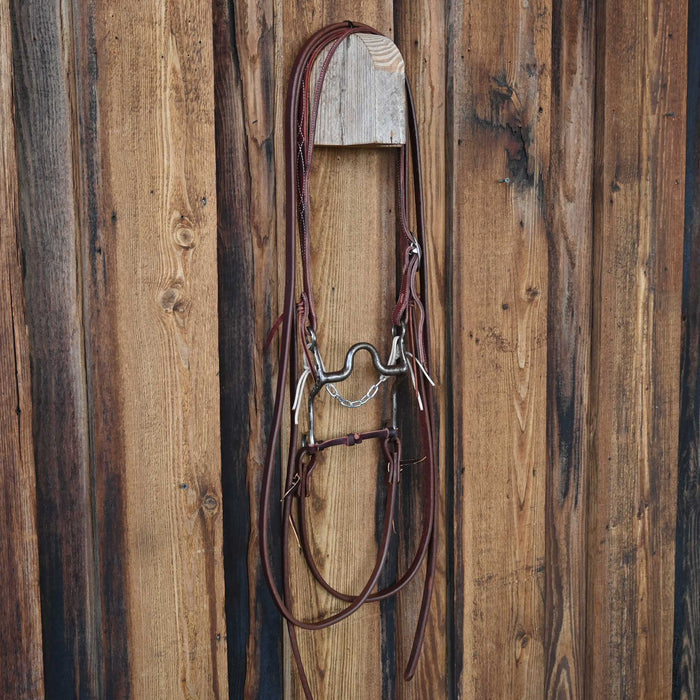 Ricky Trammell #102 Solid Port Bridle Rig w/Split Ear Headstall