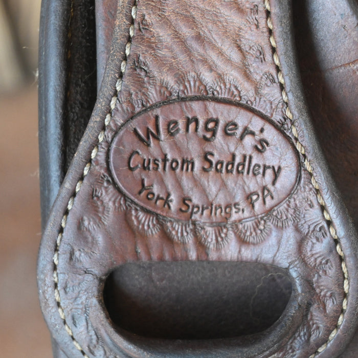 15.5" USED WENGER'S ROPING SADDLE Saddles - Used Wenger's