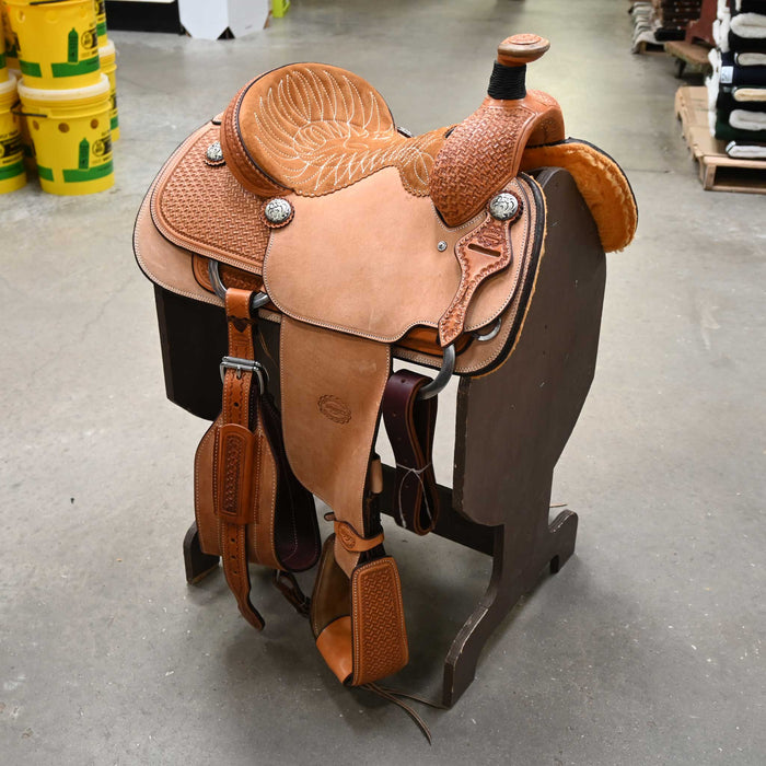 14" TESKEY'S TEAM ROPING SADDLE