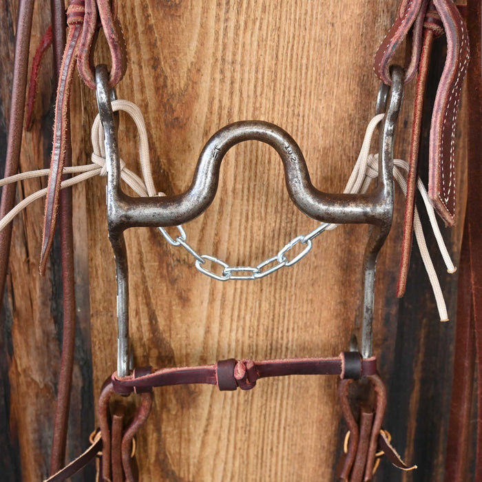 Ricky Trammell #102 Solid Port Bridle Rig w/Split Ear Headstall