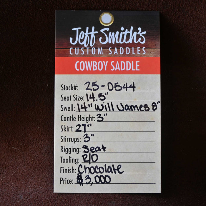 14.5" JEFF SMITH WILL JAMES COWBOY SADDLE