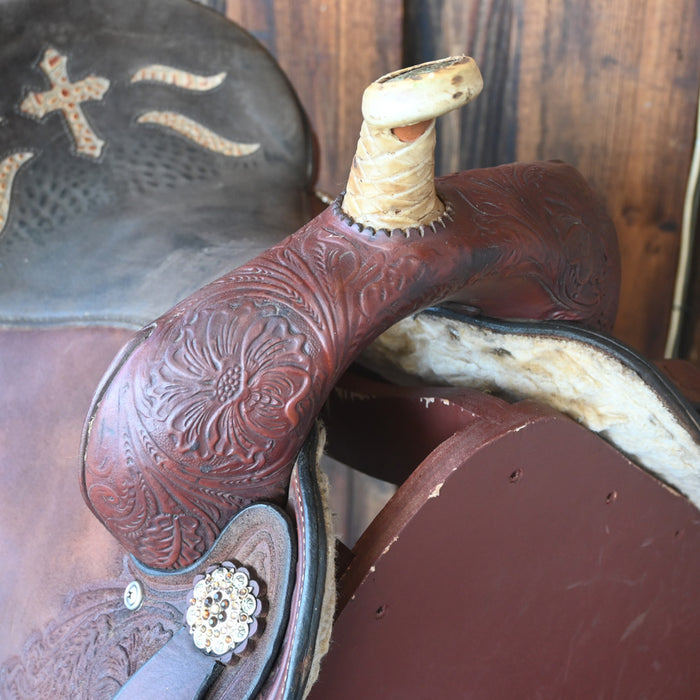 16" USED HIGH HORSE BARREL SADDLE