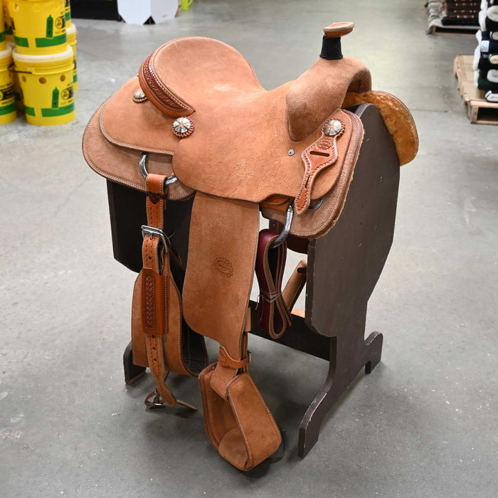 15.5" TESKEY'S TEAM ROPING SADDLE