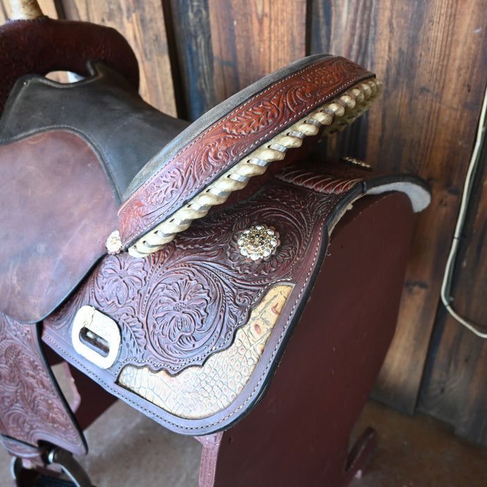 16" USED HIGH HORSE BARREL SADDLE