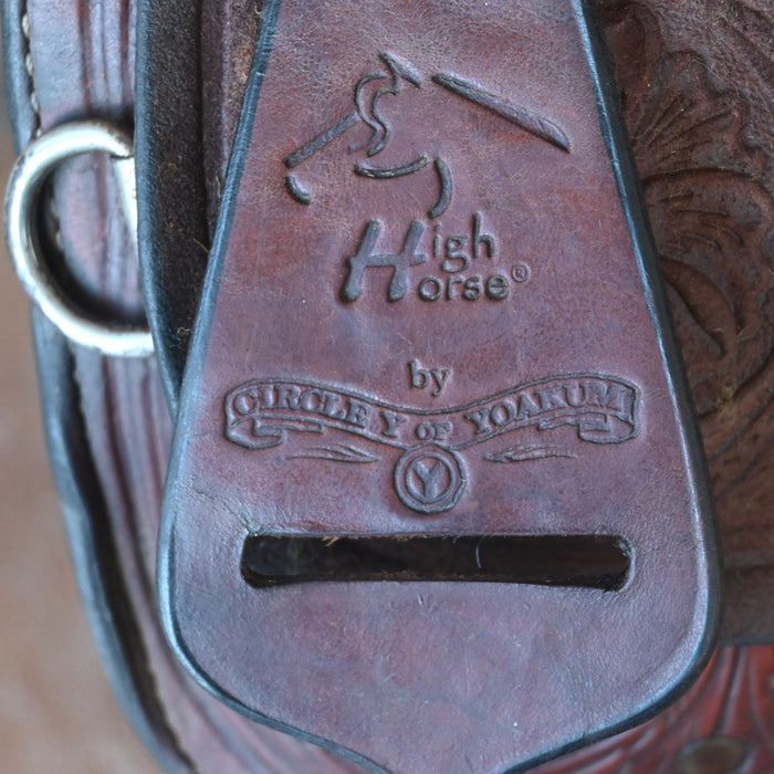 16" USED HIGH HORSE BARREL SADDLE