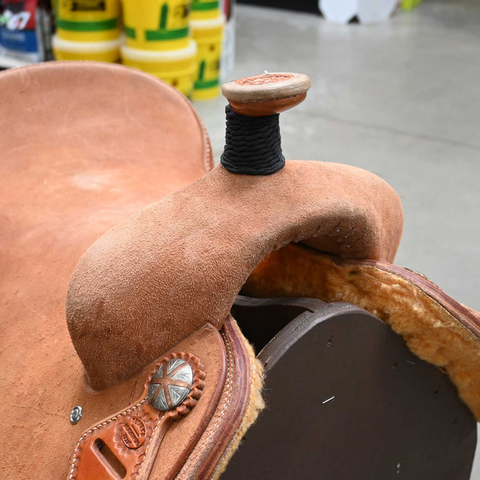 15.5" TESKEY'S TEAM ROPING SADDLE