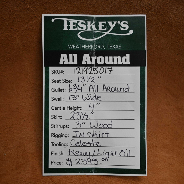 13.5" TESKEY'S ALL AROUND SADDLE