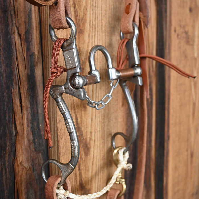 Kerry Kelley Silver Mounted 7 10 Correction Bridle Rig w/All New Leather