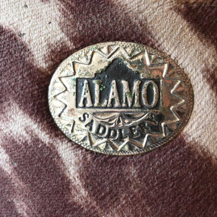 14" USED ALAMO SADDLERY ROPING SADDLE Saddles - Used Alamo Saddlery