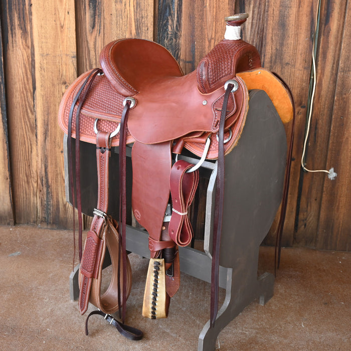 13.5" TESKEY'S YOUTH RANCH ROPER SADDLE