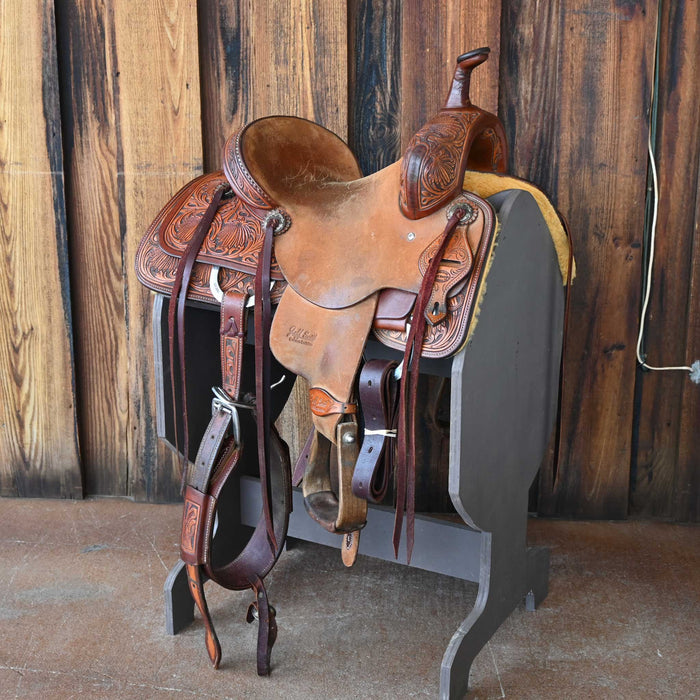 13" USED JEFF SMITH CUTTING SADDLE