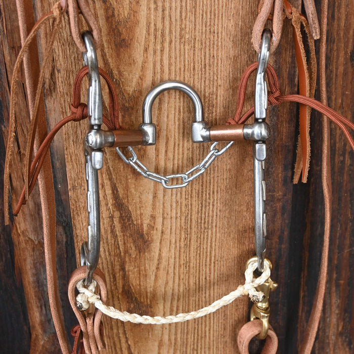 Kerry Kelley Silver Mounted 7 10 Correction Bridle Rig w/All New Leather