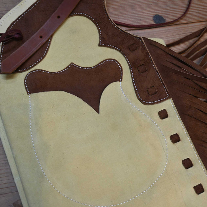 WLC Yellow Stepthrough Chaps with 1/2 Zips Tack - Chaps & Chinks WLC