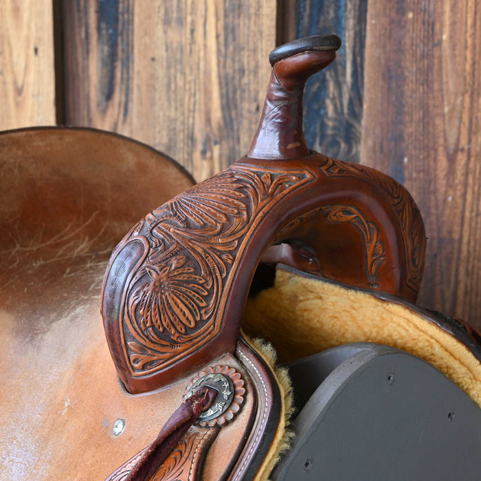 13" USED JEFF SMITH CUTTING SADDLE