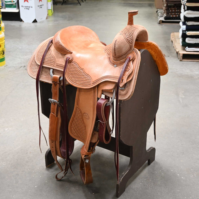 16.5" TESKEY'S PRO CUTTER RANCH CUTTER SADDLE