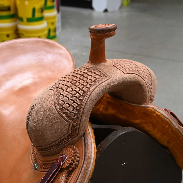 16.5" TESKEY'S PRO CUTTER RANCH CUTTER SADDLE