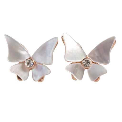 Mini Butterfly Mother of Pearl Stud Earrings WOMEN - Accessories - Jewelry - Earrings Betty Oh