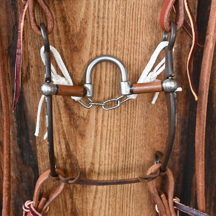 Kerry Kelley Silver Mounted 65 20 Correction Bridle Rig w/All New Leather