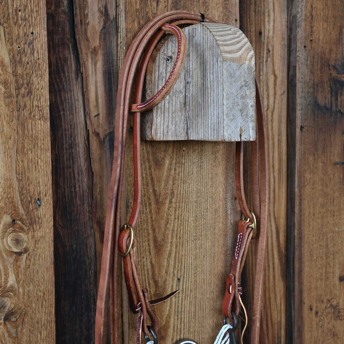Kerry Kelley Silver Mounted 65 20 Correction Bridle Rig w/All New Leather