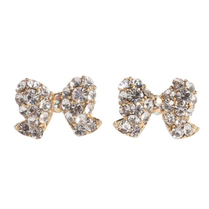 Small Silver Bow Stud Earrings WOMEN - Accessories - Jewelry - Earrings Betty Oh