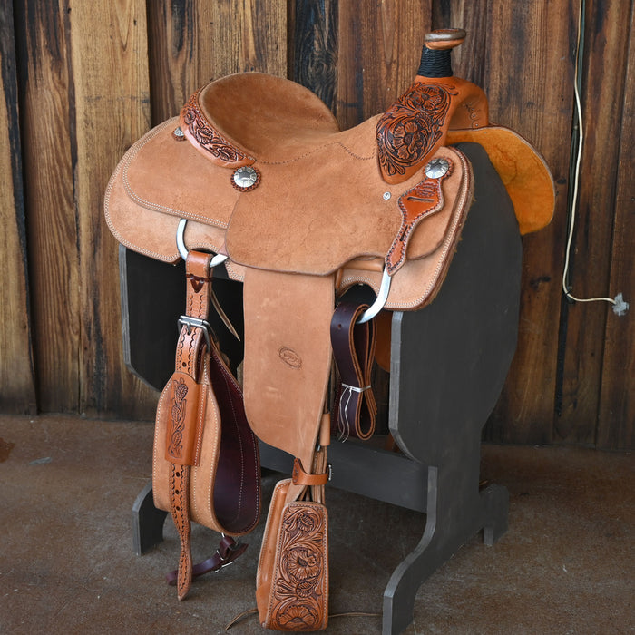14.5" TESKEY'S TEAM ROPING SADDLE
