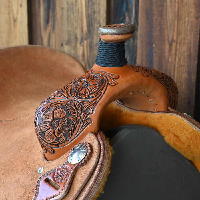 14.5" TESKEY'S TEAM ROPING SADDLE