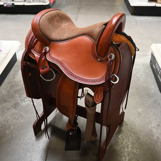 16" CIRCLE Y GREY FOREST ENDURANCE FLEX TRAIL SADDLE Saddles - New Circle Y Saddlery