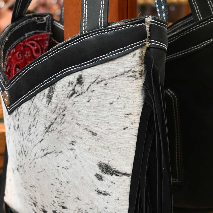 Handmade Cowboy Oasis Cowhide Purse