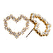 Crystal Heart Shaped Stud Earrings WOMEN - Accessories - Jewelry - Earrings Betty Oh