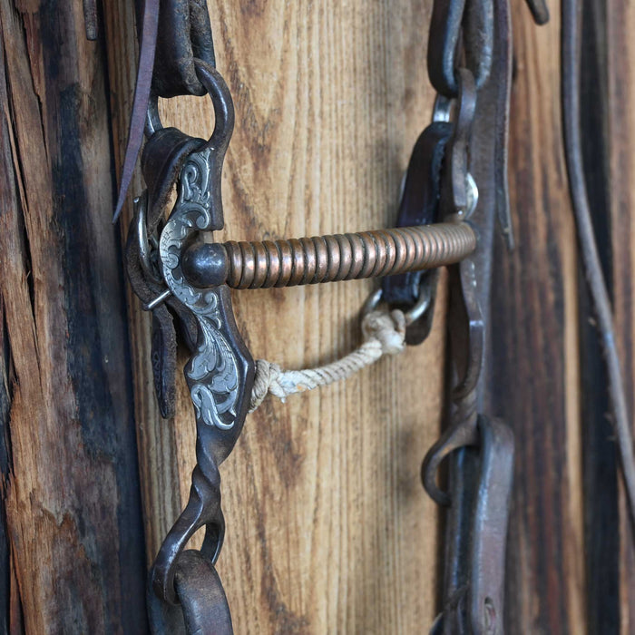 Kamphaus Copper Mullen Bridle Rig w/Split Ear Headstall